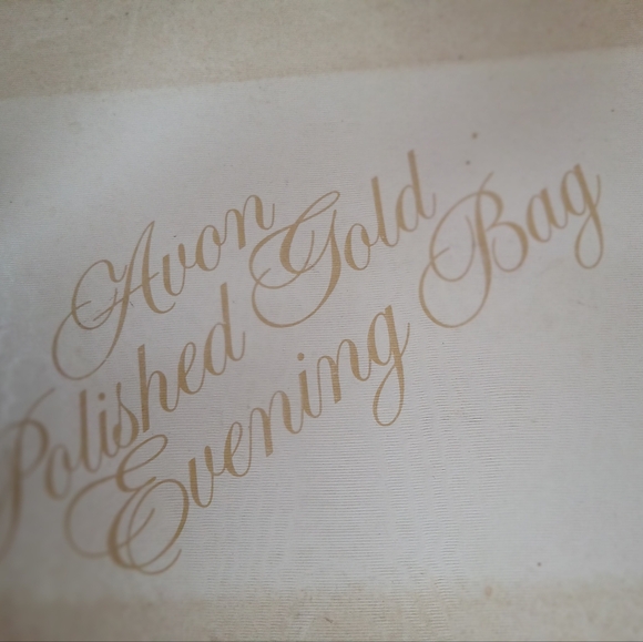 1970s Polished Gold evening bag bu avon n.i.b. NEWYORK - Picture 7 of 10